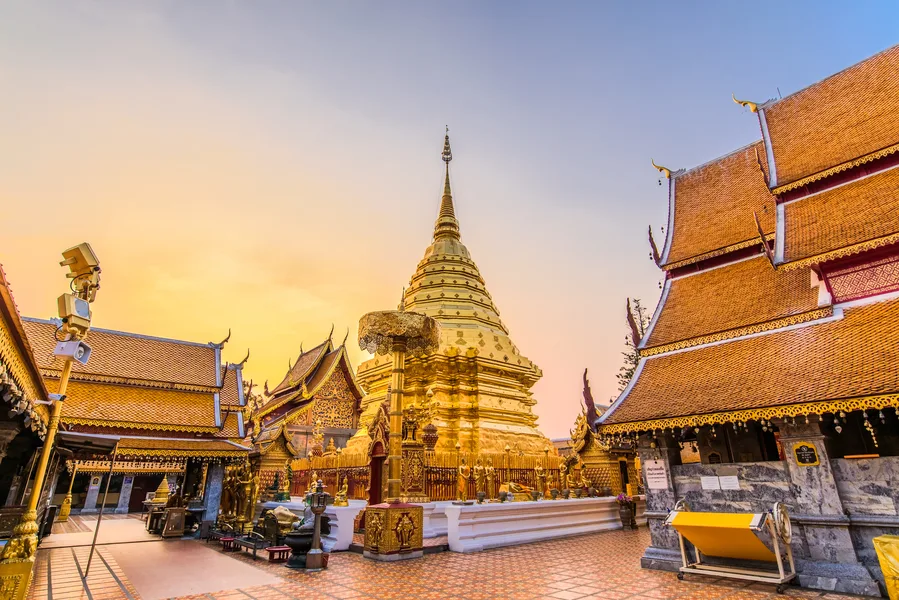El templo de Doi suthep en chiang mai